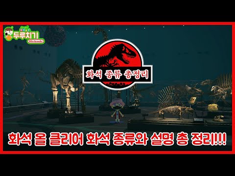 [모여봐요 동물의 숲] 모동숲 화석종류&설명 ★화석 총정리★