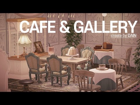 [해피홈 파라다이스] 카페 & 갤러리 인테리어 : ANIMAL CROSSING NEW HORIZONS