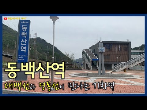 강원도 태백시 동백산역 - 태백선과 영동선이 만나는 기차역