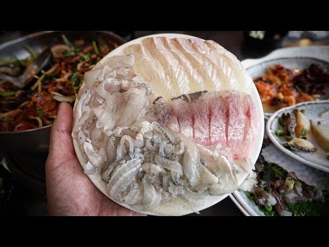 모둠회 한 접시에 만원?! 엄청난 가성비를 자랑하는 회센터에 다녀왔습니다!
