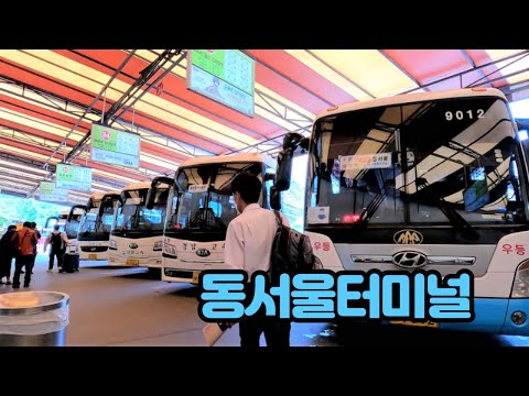 【4K】 서울 광진구에 위치한 동서울터미널 둘러보기  Dong Seoul Terminal