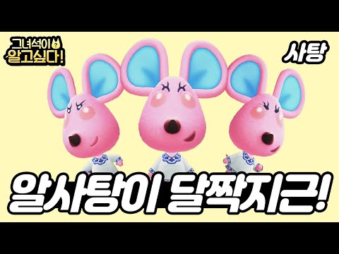 [모동숲] 알사탕이 달짝지근! - 사탕