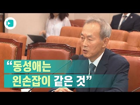 동성애·동성혼 소신 밝힌 이석태 헌법재판관 후보자/비디오머그