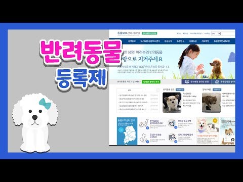 반려동물 등록제 | 동물보호관리시스템