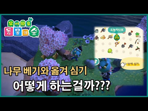 모동숲 팁 나무베기  옮기기 의 모든것