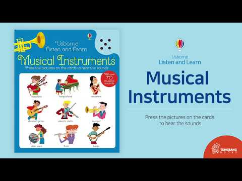 [동방북스] Usborne Listen and Learn : Musical Instruments (Hardcover, 영국판)