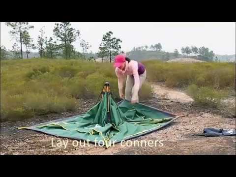 Automatic Hydraulic Tent Camping Hiking Outdoor Waterproof Tent  Setup