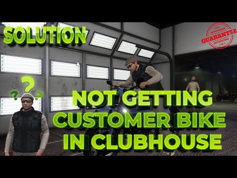 GTA Online not getting customer bike in clubhouse | Solution | How to get a bike in your clubhouse