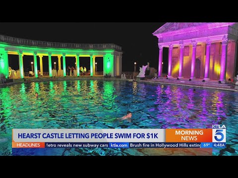 Swim in the Neptune Pool at Hearst Castle