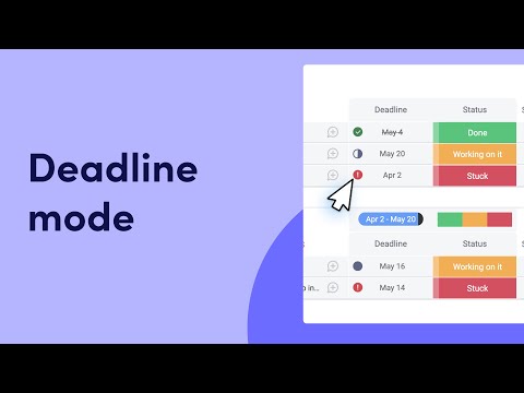 Deadline Mode | monday.com tutorials