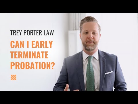 How can I get off probation early?