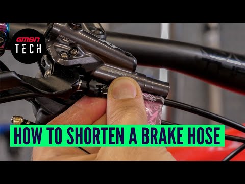How To Shorten Disc Brake Hoses | Mountain Bike Maintenance