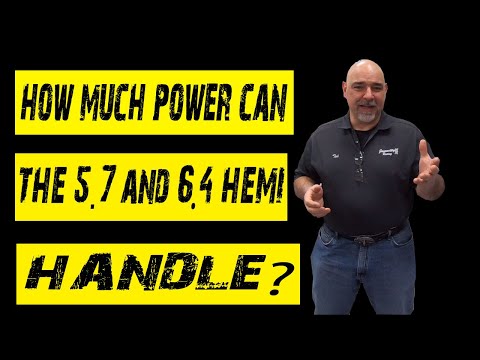 How much power can the 5.7 and 6.4L HEMI engines handle?