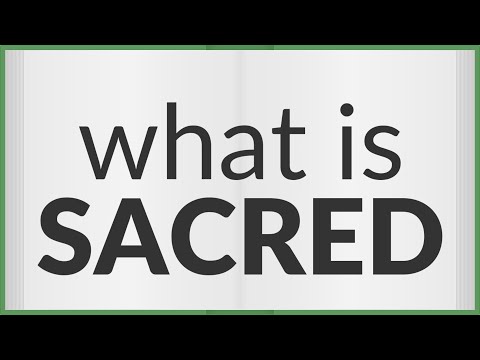 Sacred | meaning of Sacred