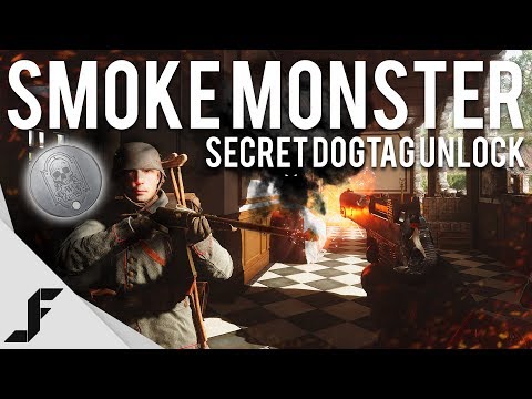 SMOKE MONSTER - Battlefield 1 Secret Dogtag Unlock (A Conflict)