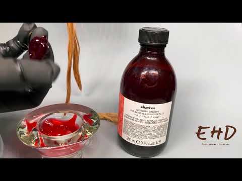 Davines Alchemic Red Shampoo | 紅色洗頭水 | 產品效果