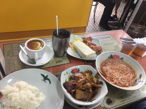 旺角 合發茶餐廳 自家製回鍋肉 激好食 貓貓好可愛 what are we eating today